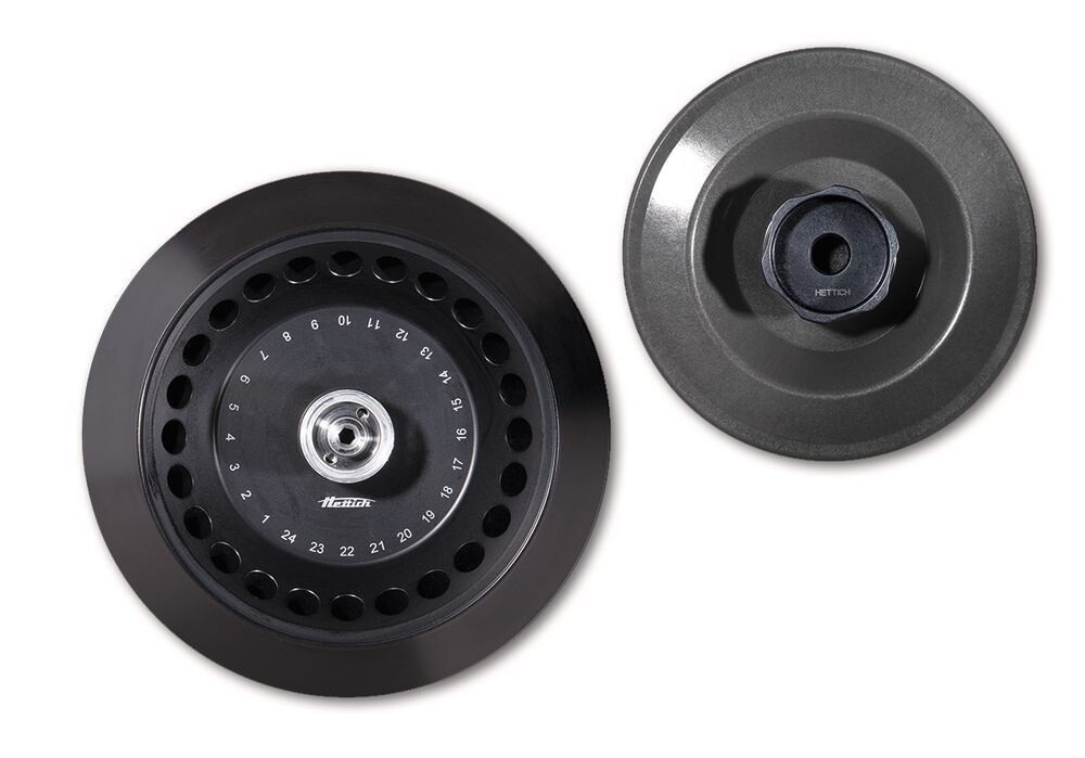 Accessories for centrifuges MIKRO 200/200 R Corner rotor for max. 24 reaction vials 1.5/2.0 ml, 1 piece