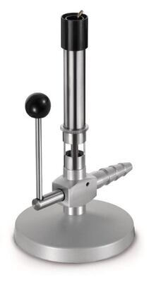 Bruciatore a gas secondo Bunsen con rubinetto a leva, fiamma pilota e regolazione dell&#39;aria, Gas propano, 1520 °C, 1 pezzo