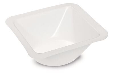 Piatto di pesata ROTILABO® bianco, antistatico, 100 ml, 85 mm, 85 mm, 500 Pezzo(i)