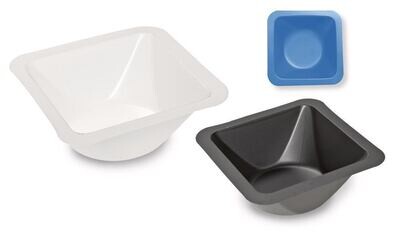 Platillo de pesaje ROTILABO® negro, estándar, 330 ml, 140 mm, 140 mm, 500 pieza(s)