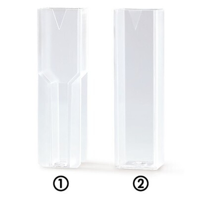 Cuves à usage unique ROTILABO® PMMA, Semi-micro, 1,6 ml, 1000 Pièce(s)