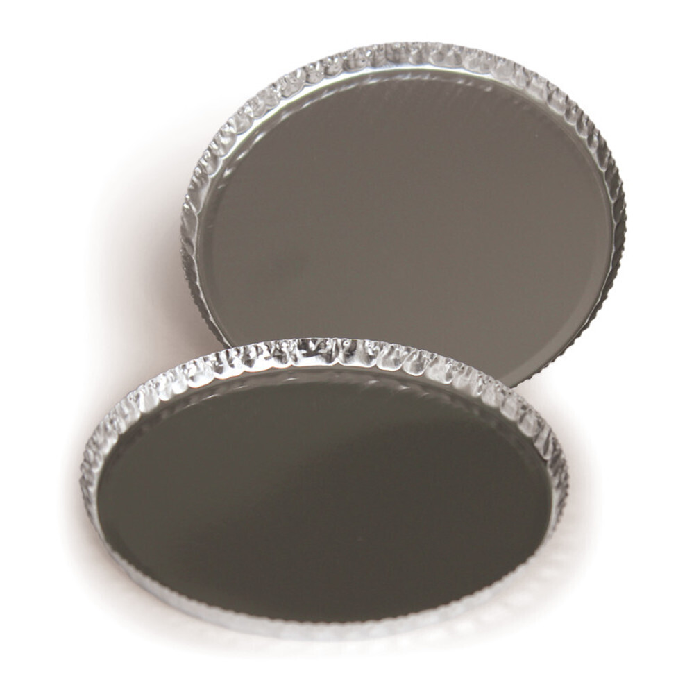 Rotilabo®-Einmal-Wägeschalen, Aluminium, Ø 100 mm, Höhe 7 mm, 80 Stück