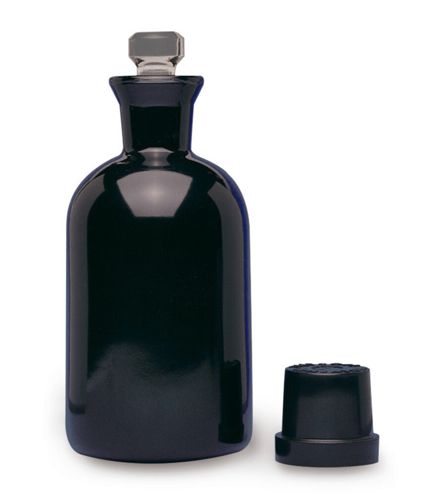 BOD bottles with black PVC coating, 1 Piece