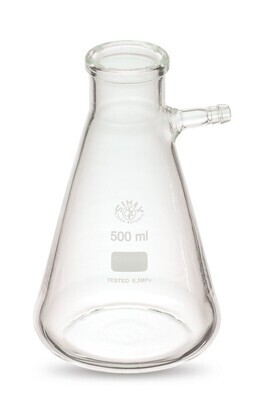 ROTILABO®-Saugflasche, 100 ml, Borosilikatglas, mit Glasolive, 1 Stück
