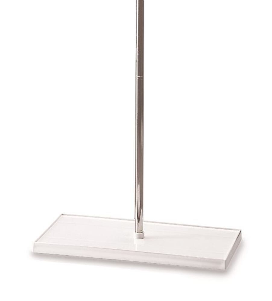 Stand plate with rods, Central insertion opening, 300 mm, 150 mm, 1 Piece