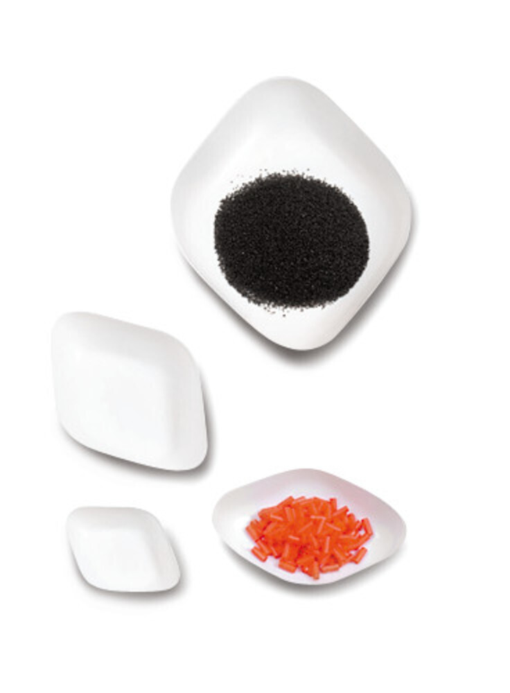 Weighing pan diamond-shaped white, 5 ml, 55 mm, 35 mm, 500 Piece(s)