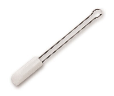 Rotilabo®-Silikonwischer, Edelstahlgr., weiß, L 200 mm, B 25 mm, 1 Stück