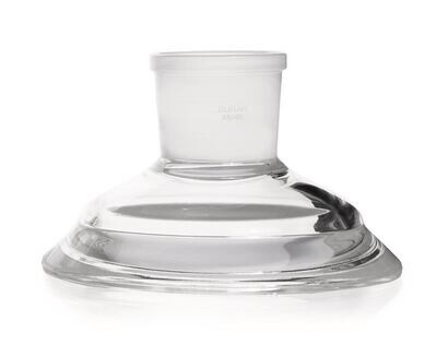Flat flange lid DURAN® centre neck with NS, DN 100, 138 mm, Height, 84 mm, 1 Piece