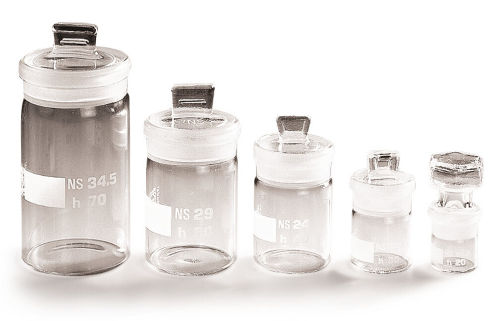 Rotilabo®-Wägeglas, Borosilikatglas, niedrige Form, m. Deckel, NS 24/12, 6 ml, 1 Stück