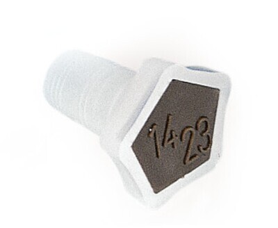 Tapón con cono estándar ROTILABO® plástico, 14/23, 12,2 mm, marrón, 10 Unidad(es)