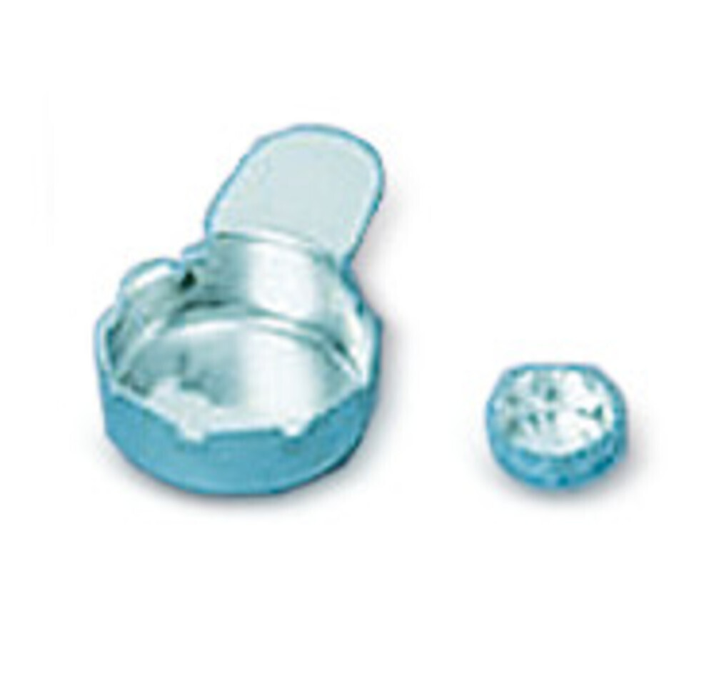 Micro aluminium dishes ROTILABO® round form, 0.35 ml, 100 Piece(s)