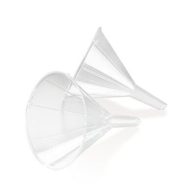 Entonnoirs ROTILABO® jetables transparents, 55 mm, Convient pour, filtre en papier-Ø 110 mm, 100 Pièce(s)