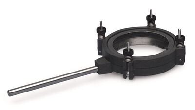 Flat flange clamp lock with stand rod, DN 100, 1 Piece