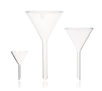 Trichter, mit kurzem Stiel, DURAN®, Trichter-Ø außen 300 mm, Stiel-L 175 mm, 1 Stück