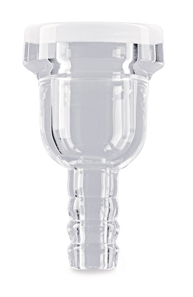 Ball flange connection with connector (1) Ball flange socket, 1 Piece