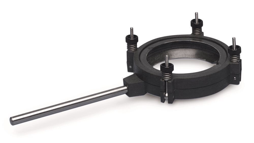 Flat flange clamp lock with stand rod, DN 150, 1 Piece