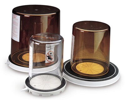 Vakuumglocke 8,3 l, aus Polyetherimid, Platte aus weißem PC, 1 Stück