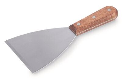 Spachtel, Edelstahl 18/0 (1.4016),, Holzgriff, Klinge 115 x 10 cm, 21,5 cm, 1 Stück