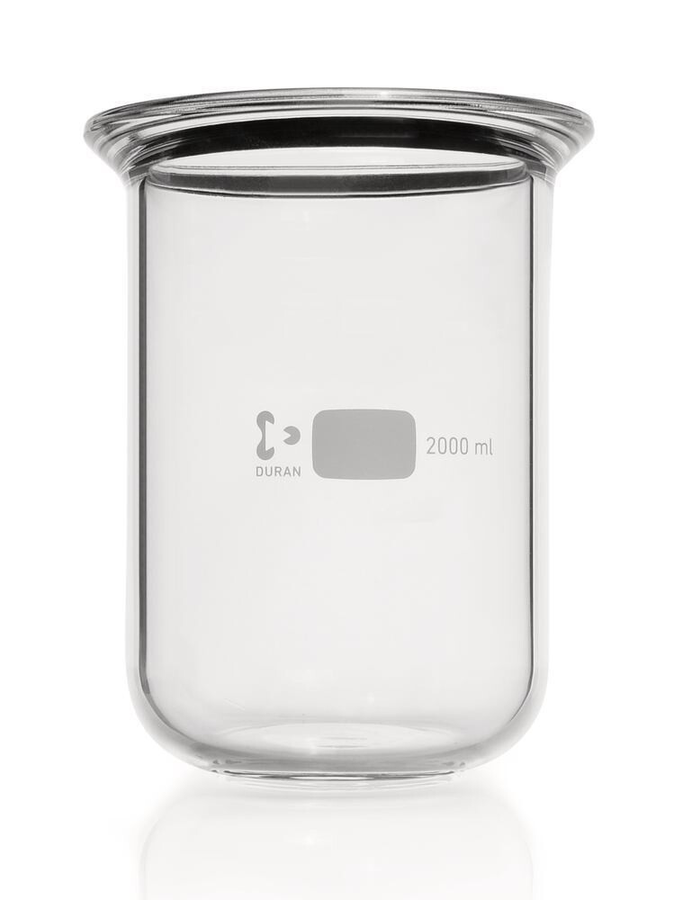 Flat flange beaker DURAN®, DN 120, 2000 ml, 158 mm, 130 mm, Height, 200 mm, 1 Piece