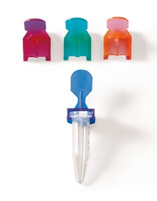 Clips de verrouillage ROTILABO®, Convient pour, Flacons de réaction de 0,5 ml, 100 Pièce(s)