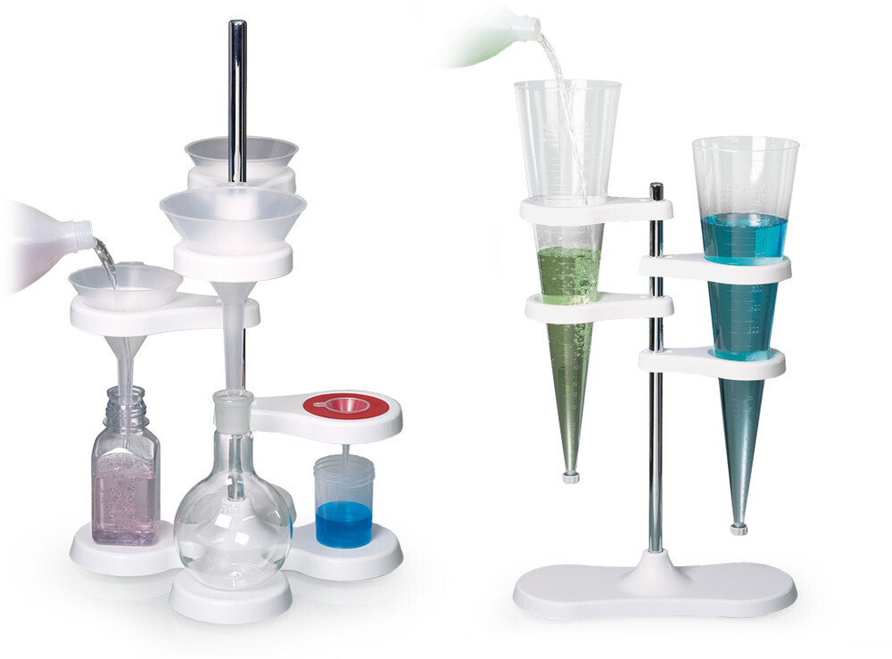 Funnel holder, for 4 funnels, 1 Piece