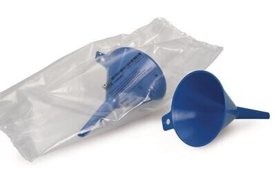 Funnels disposable SteriPlast®, blue, 10 Piece(s)