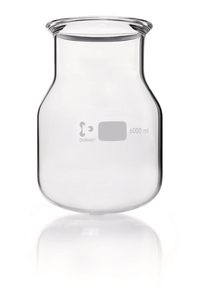 Flat flange reaction vial DURAN®, DN 150, 6000 ml, 184 mm, 215 mm, Height, 320 mm, 1 Piece