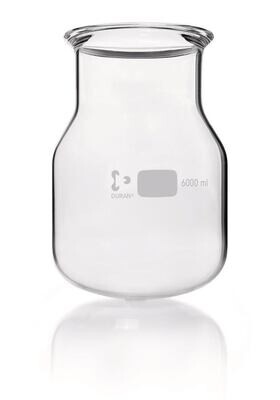 Vial de reacción con brida plana DURAN®, DN 150, 6000 ml, 184 mm, 215 mm, Altura, 320 mm, 1 Pieza