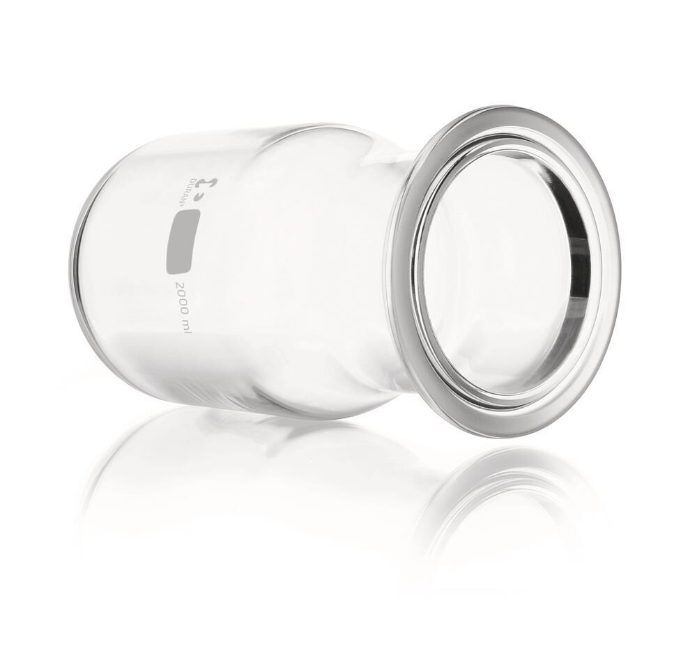Flacon de réaction à bride plate DURAN®, DN 100, 2000 ml, 138 mm, 140 mm, Hauteur, 270 mm, 1 pièce