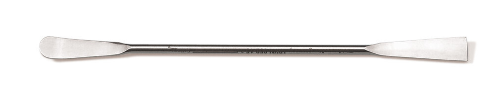 Double spatulas one spatula blade is trapezoidal, 210 mm, 12 mm, 1 Piece