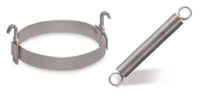 Coil spring ground-joint clamps Spiral springs, Suitable for, Rings, Art. No. LE78.1, 10 Piece(s)