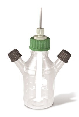Triple neck culture bottles, 125 ml, 1 Piece
