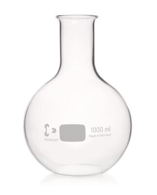 Flat bottom flasks Narrow neck, 1000 ml, 1 Piece