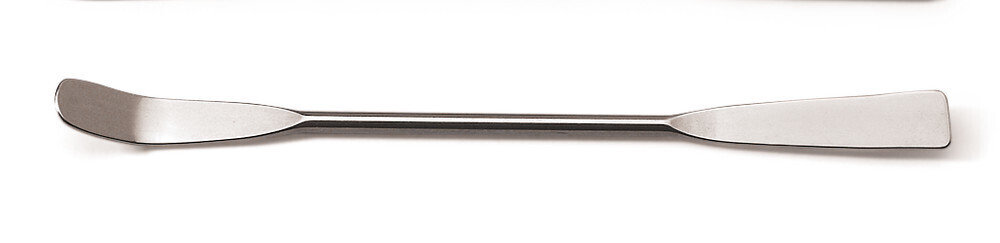 Double spatulas type Chattaway round spatula blade, curved, 200 mm, 9 mm, 1 Piece