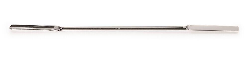 Double spatulas curved, 150 mm, 9 mm, 1 Piece