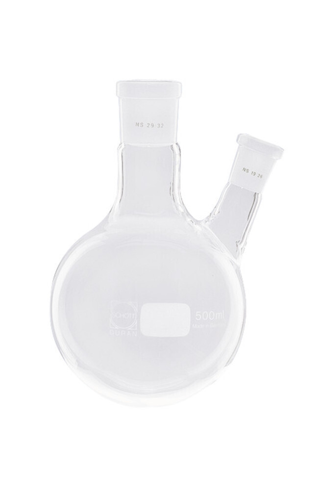 Double neck round bottom flasks, 2000 ml, 29/32, 14/23, 1 Piece