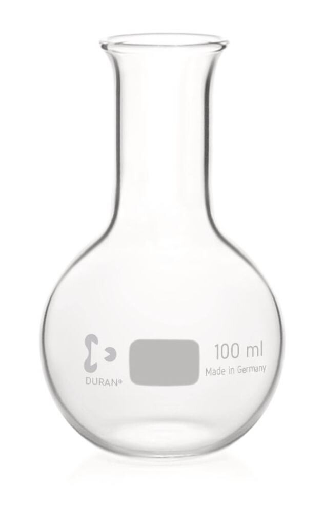 Flat bottom flasks Narrow neck, 100 ml, 10 Piece(s)
