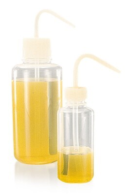 Wash bottle made of fluoroplastic, 125 ml, 1 Piece