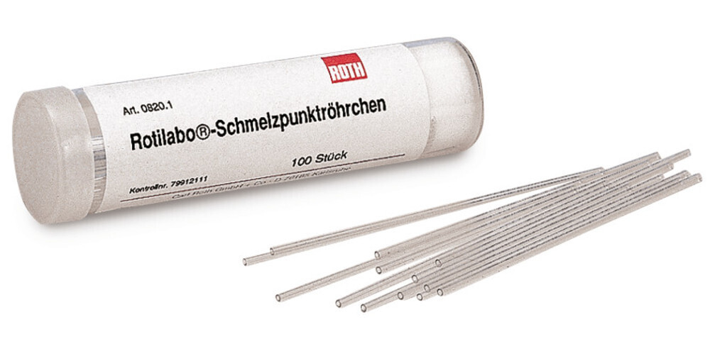 Melting point capillary ROTILABO®, 100 Piece(s)