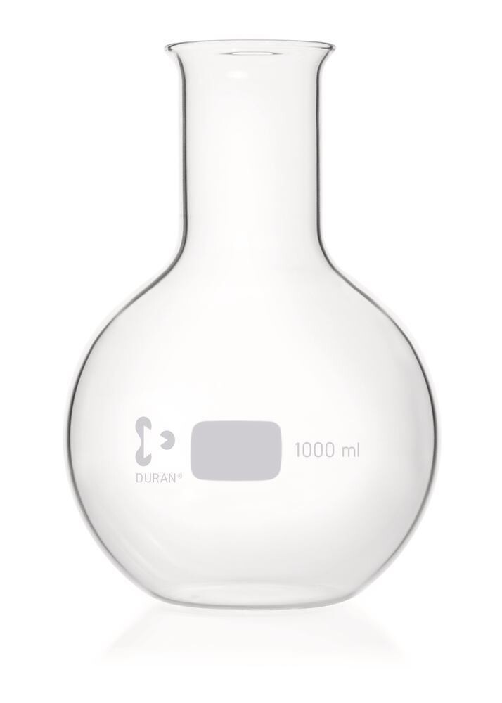 Flat bottom flasks Wide neck, 1000 ml, 1 Piece