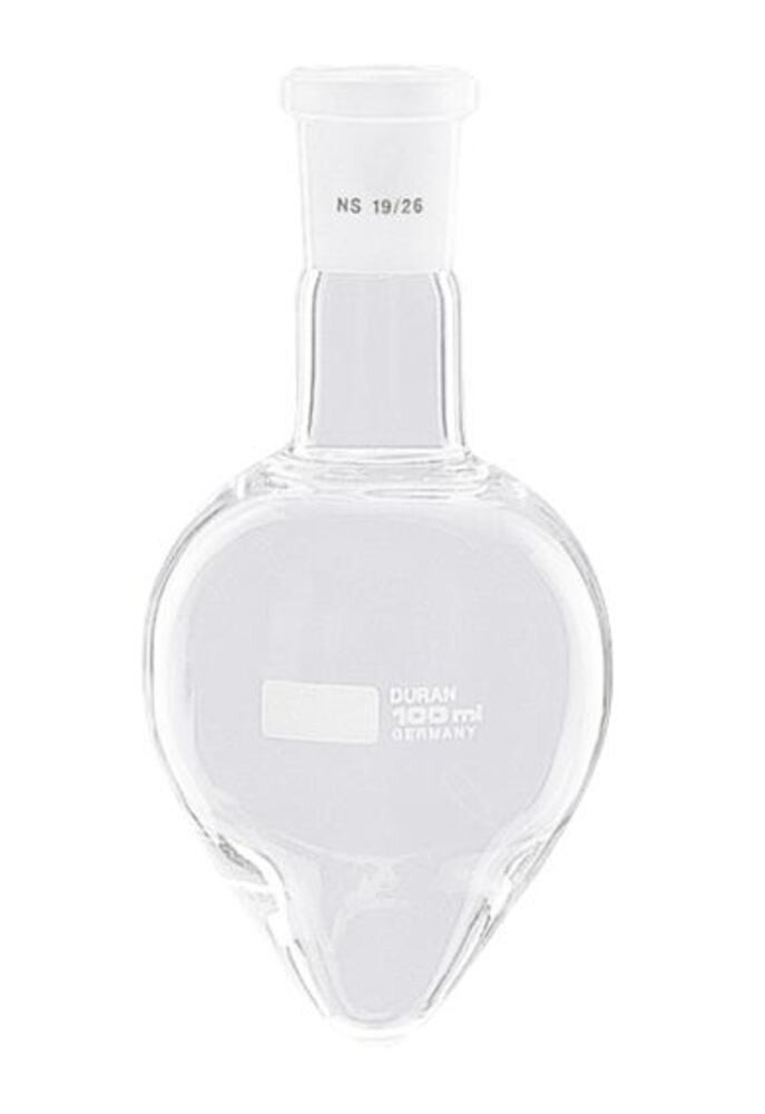 Pear-shaped flasks, 25 ml, 14/23, 1 Piece