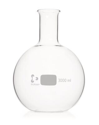 Palloni a fondo piatto Collo stretto, 3000 ml, 1 pezzo