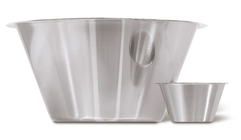 Cuenco hondo de acero inoxidable, 14,0 l, 1 Pieza