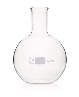 Flat bottom flasks Wide neck, 2000 ml, 1 Piece