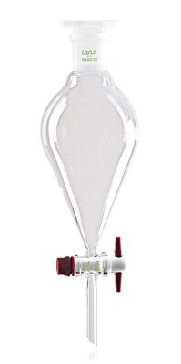 Separating funnel With PTFE plugs, 2000 ml, 1 Piece