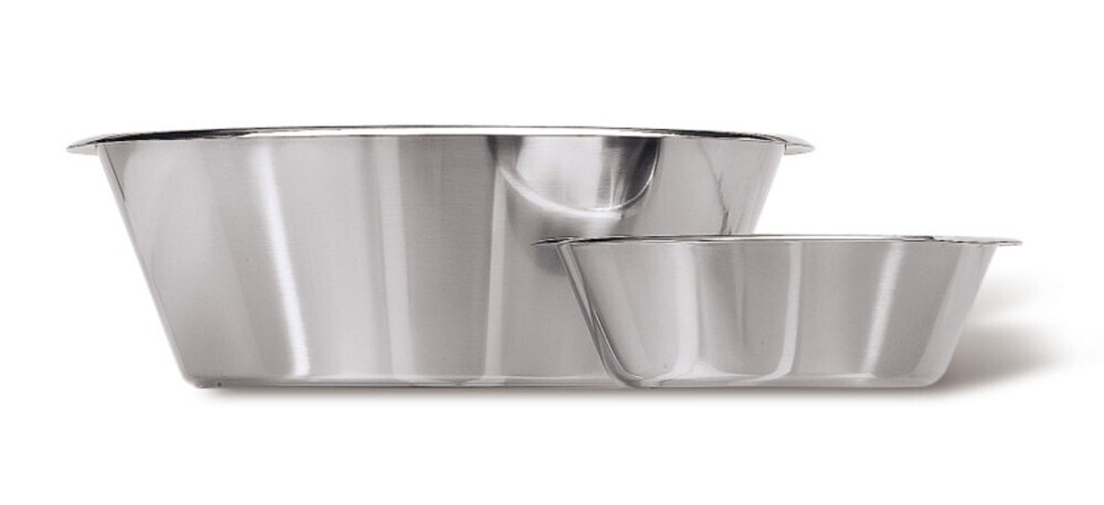 Bowl stainless steel flat form, 1.0 l, 1 Piece