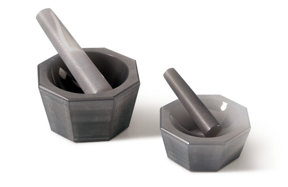 Mortars with pestle high form, 100 ml, Height, 56 mm, 1 Set
