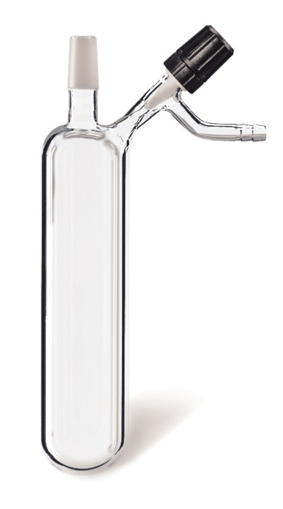Plantilla de nitrógeno con cono de vidrio esmerilado 14/23, 25 ml, 1 Pieza
