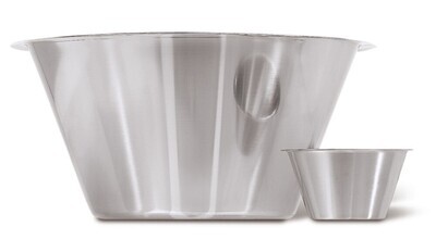 Bowl stainless steel deep form, 8.0 l, 1 Piece