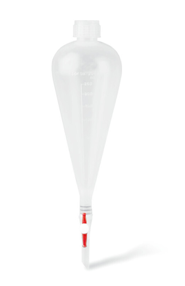 Separating funnel acc. to Squibb, 250 ml, 1 Piece